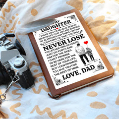 To My Daughter Promise – Leather Journal